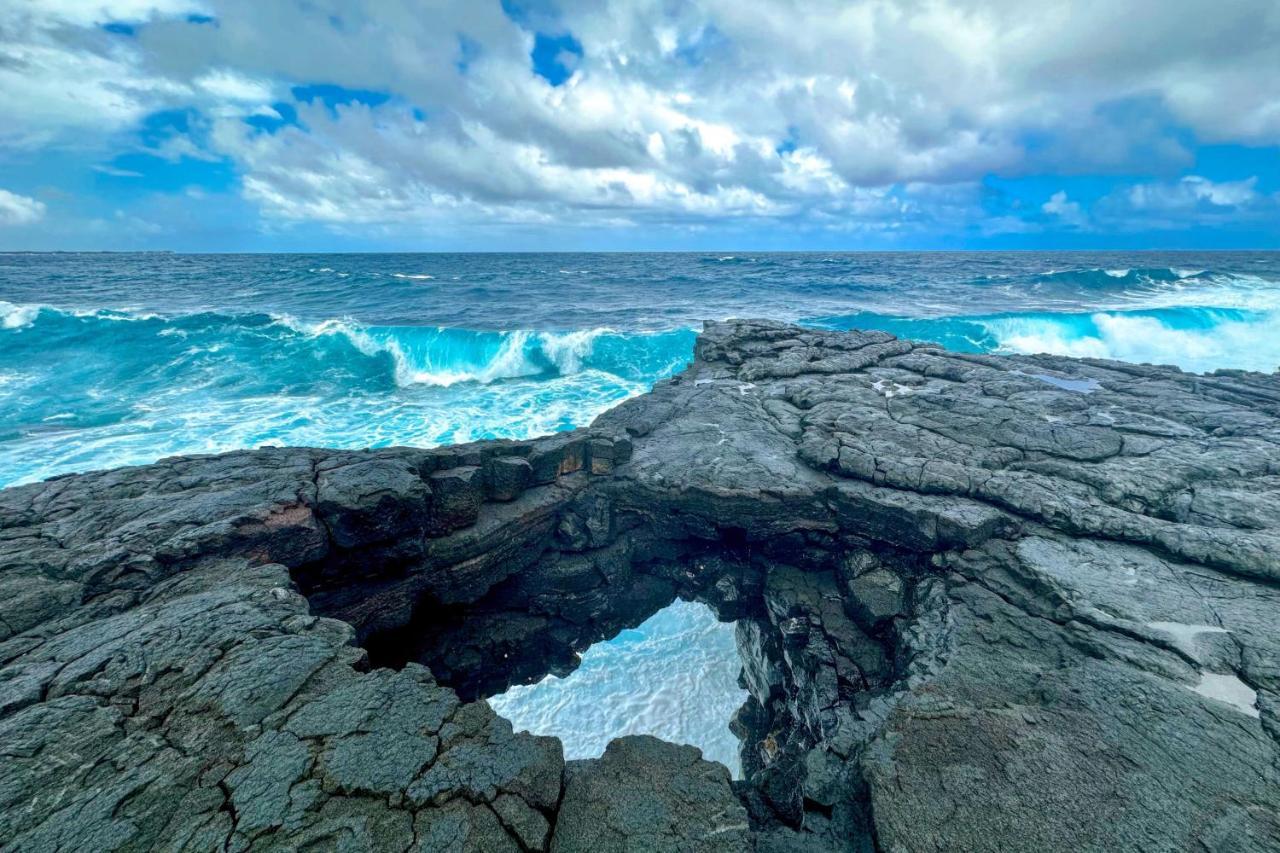 Direct Oceanfront, Big Island Home Keaau Екстер'єр фото