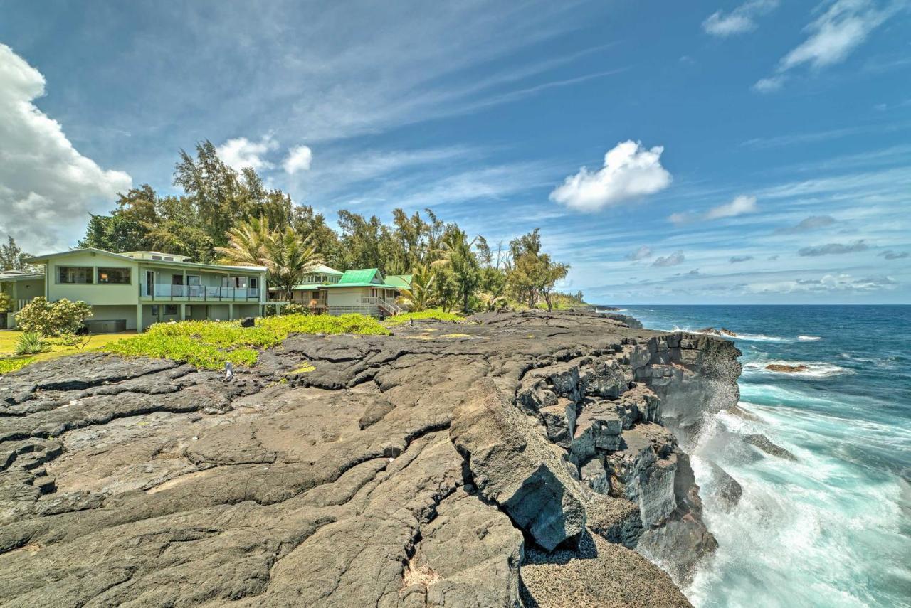 Direct Oceanfront, Big Island Home Keaau Екстер'єр фото
