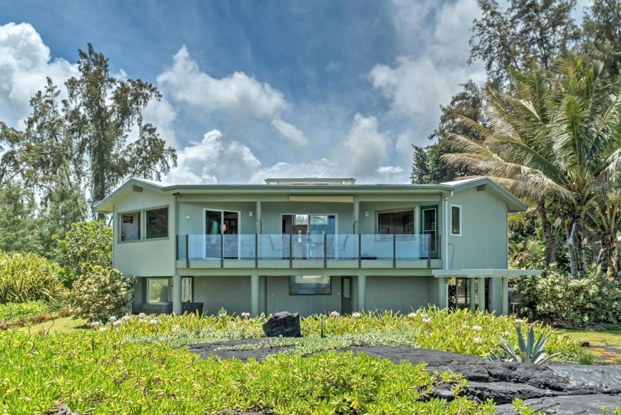 Direct Oceanfront, Big Island Home Keaau Екстер'єр фото