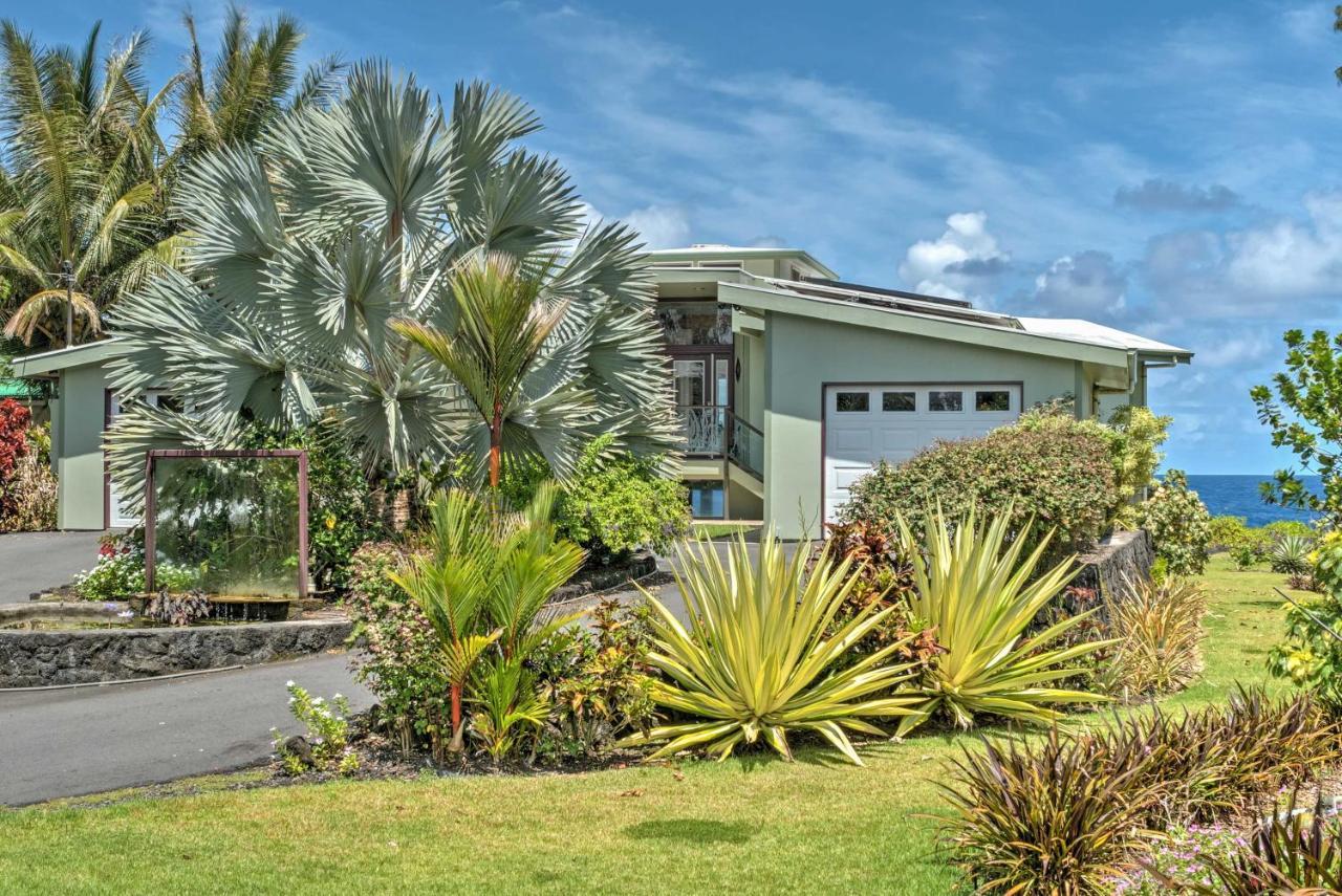 Direct Oceanfront, Big Island Home Keaau Екстер'єр фото